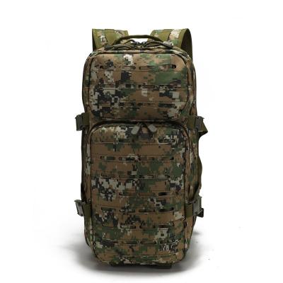 China Other Outdoor Camouflage Sports Backpack Large Capacity Men's Travel Rucksack Laser Tactical Sandbag for sale