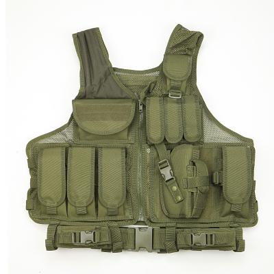 China Outdoor Training Outdoor Activities Vest Camouflage Safety Breathable Training Equipment Tactical Net Shirt Vest for sale