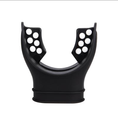 China Sea Diving Two Color Silicone Mouthpiece Snorkel Accessories In Water Dry Scuba Diving Equipment Snorkel Mouthpiece Supplies for sale