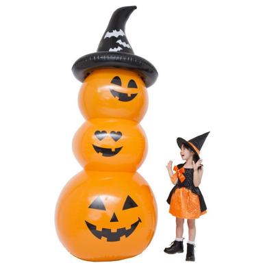 China PVC Customized Halloween Dress Up Toys Inflatable Pumpkin Rocker Christmas Inflatable Entertainment Toys for sale