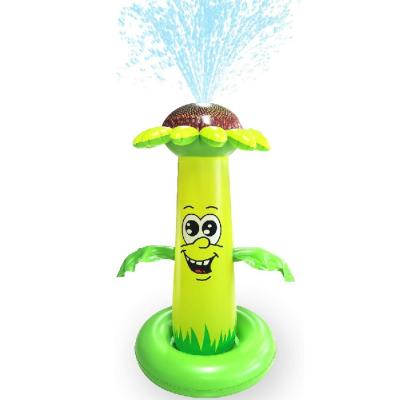 China Wholesale Inflatable PVC Border Inflatable Sunflower Toy PVC Spot Water Spray Protection Sunflower Inflatable Water Spray for sale