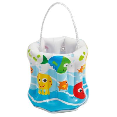 China PVC Customized PVC Bucket Small Bucket Inflatable Professional Wholesale Small Beach Toy For Kids for sale