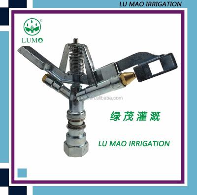 China Irrigation Sprinkler Zinc Alloy Rotary Sprinkler Used In Agriculture Garden Lawn Irrigation With 1 Inch Female Thread zu verkaufen