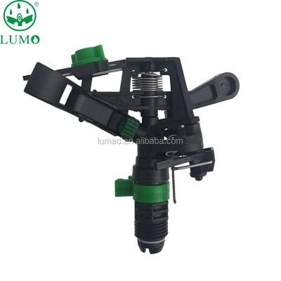 China Easily Install Portable Butterfly Pivot Movable Rotating Center Plastic With Two Spout For Agricultural Suction Irrigation System for sale