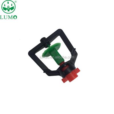 China Easily Install Garden Watering Sprinkler 360 Speed ​​Drive Agricultural Movable Mist Lawn Irrigation Nozzle Cooling Plastic Lawn Sprinkler for sale