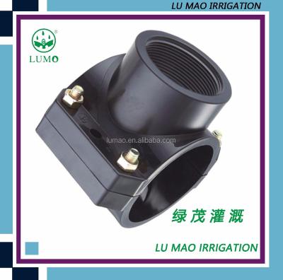 China Engineering Plastic Garden Irrigation System Micro Saddle Clamp With Or Without Reinforce Ring for sale