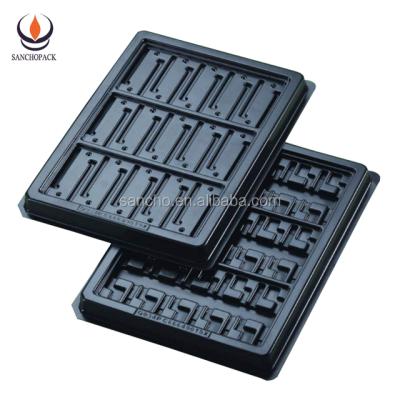 China safe custom vacuum shaped plastic pp blister packing tray for electronics for sale