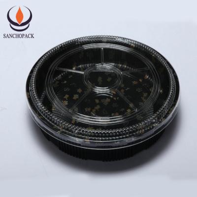 China Safe Personalized Plastic Packaging Box Sushi Food Tray for sale