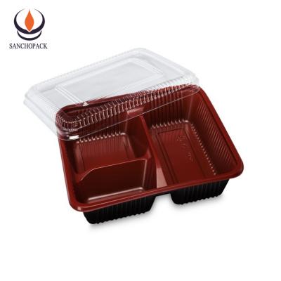 China Safe Disposable Vacuum Forming HDPE Plastic Tray For Food for sale