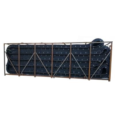 China Tear-resistant heat-resistant sidewall conveyor belt with abrasion cover and reinforced fabric layer for hot coke for sale