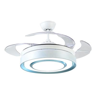 China Outdoor Modern Nordic Fancy Ceiling Fan Led Bed Room Light Decorative Ceiling Fan for sale