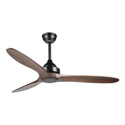 China Hotel 42-52inch Solid Wood Ceiling Fan With Lights for sale