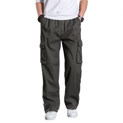 China Wholesale Anti-Wrinkle Pants Regular Fit Cargo Pants Men's Pants Wholesale Mens Breathable Solid Canvas Breeches for sale