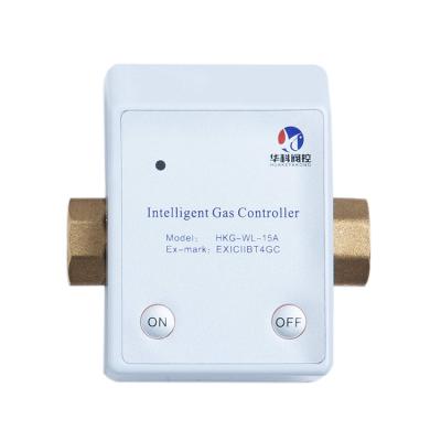 China China Manufacturer Household Lpg/Natural Gas Fuel Gas Leak Detector With Led Display With 15A Valve for sale