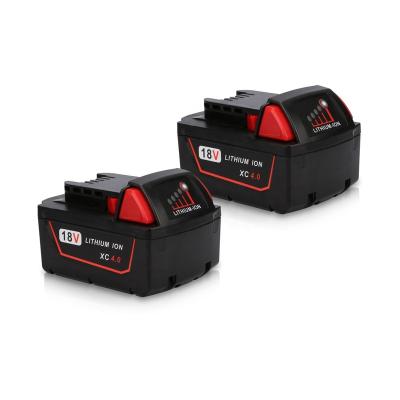 China Power tools fit for Milwaukee 18V 6.0Ah Li-ion Batteries milwaukee M18 C18B Li18 M18B Rechargeable Power Tool Battery for sale