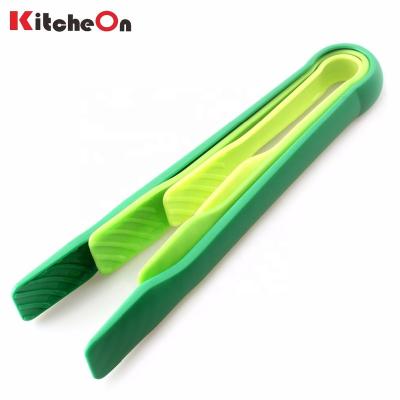 China Viable Wholesale Plastic 3 Interlocking in 1 Kitchen Salad Tongs Set for sale