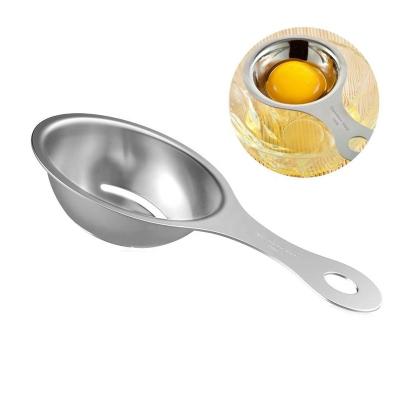 China 18/8 Stainless Steel Premium Viable White Egg Yolk Separator for sale