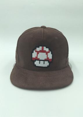 Cina Del velluto a coste della rottura ricamo del berretto da baseball indietro, grandi cappelli extra di Snapback in vendita