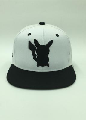 China El Snapback llano unisex capsula el modelo de Pikachu, gorra de béisbol del blanco del llano en venta