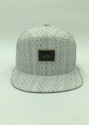 Chine Chapeaux de base-ball simples de Snapback/panneau simple des chapeaux plats sept avec le logo de fer à vendre