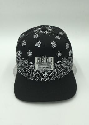 Cina I bambini misura raffreddano i cappelli in bianco e nero di Snapback dei cappucci di Snapback personali in vendita