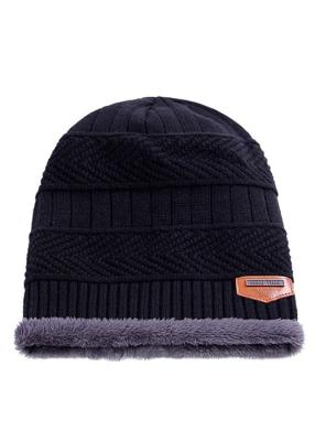 Cina Il Beanie tricottante blu scuro dei cappelli delle signore dei modelli, donne casuali tricotta i cappelli in vendita