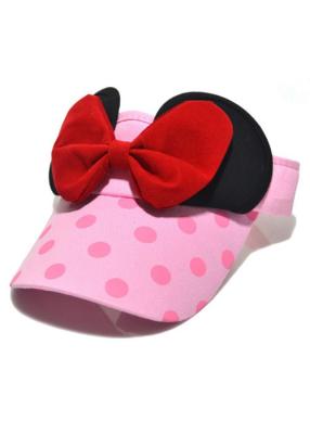 China Female Sunshade Adjustable Baseball Caps Bowknot With Pre Curved for sale