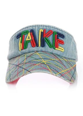 China Beschermende de Hoeden Pre Gebogen Zon van Snapback van de denimdruk Gestreepte Openlucht Te koop