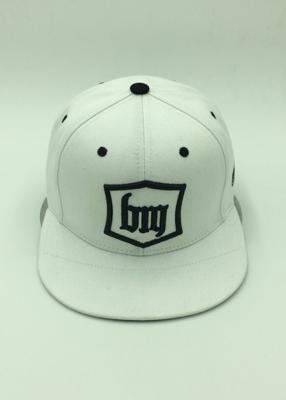 Κίνα Snapback μπέιζ-μπώλ αθλητικό πτυσσόμενο μέγιστο κρανίο κεντητικής επιστολών καπέλων άσπρο προς πώληση