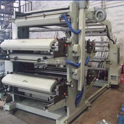 China YT-41000 four color automatic PE plastic sheet paper bag flexographic printing machine/HDPE PE LDPE plastic sheet printing machine for sale