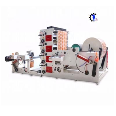 China RY-850-4 Printer Colors Paper Cups Flexo Paper Printing Machine / Label Flexo Printing Machine for sale