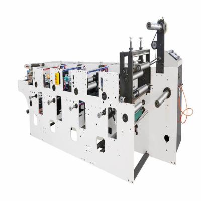 China Printing Shops 210mm 4 Color Flexo Printing Machine (Unit Type) for sale