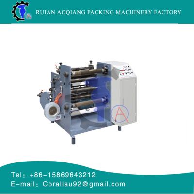 China With AQFQ-320automatic thermal paper slitter machine photoelectric error correction counter and label slit count converting machine for sale