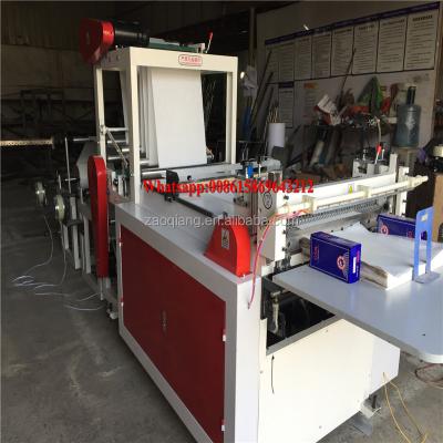 China HQ-800A Double Layer Roll Non Woven Fabric Cross Sheet Paper Cutting Machine for sale