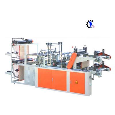 China Poly Roll Plastic Garbage Bag Making Machine /Continuous Plastic Rolling Garbage Bag Making Machine for sale