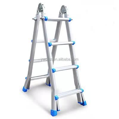 China Folding Ladders Aluminum Portable Folding Step Ladder 4*4 4*5 4*6 Universal for sale