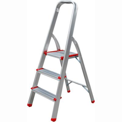 China Folding Ladders Household Aluminum 3 Steps Stairs Step Ladder for sale