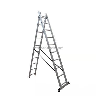 China Aluminum Combination Folding Ladders 2 Layers Extension Ladder Step for sale