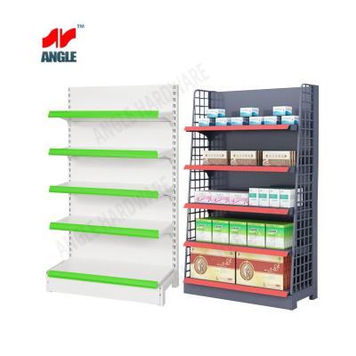 China Single/double sided Supermarket Gondola Shelf Tegometall Shelf for sale