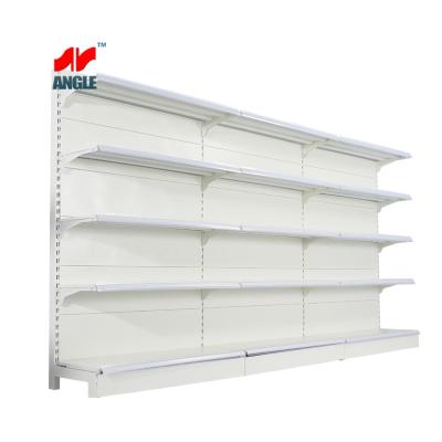 China Corrosion protection display supermarket racks shelves Double Side Metal supermarket Store Display Gondola Rack supermarket equipment shelf for sale