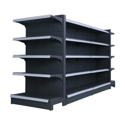 China Double-sided modern retail shop gondola shelving system grocery store used supermarket shelf display shelving for sale for sale