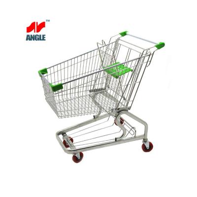 China Single-sided carrito de compras de supermercado, simple, large capacity for super market Grocery Shopping Cart supermarket trolley for sale