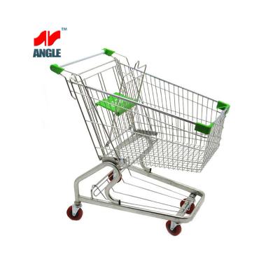 China Single-sided Heavy duty shopping trolley  for super market Grocery Shopping Cart supermarket trolley for sale