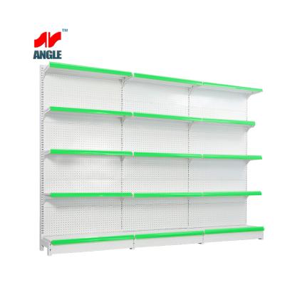 China Single-sided Display Racks Gondola For Shop Stands Retail Grocery Store Rack Customization Supermarket Shelves Dimension/Store Shelf for sale