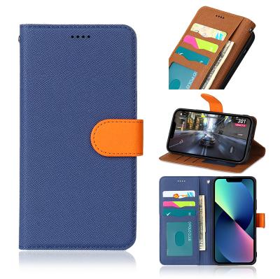 China New Design Anti-fall Leather Case For iPhone 13 12 Pro 11 Max Xs 6 7 8 Plus Wallet Flip Cover Magnetic Case for sale