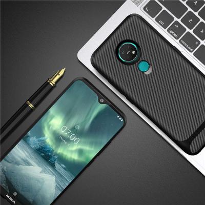 China New Fashion Anti-drop Carbon TPU Full Cover Cell Phone Shockproof Case For Nokia 7.2 6.2 4.2 1 Plus for sale