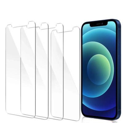 China Mobile Phone Protective Glass On For iPhone 13 12 mini 11 pro XS XR Max 7 8 6s Plus Screen Protector 2.5D Tempered Glass for sale