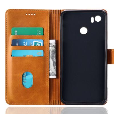 China PU+TPU Leather Wallet Case Folio Flip Cover For Cell Phone For Google Pixel 2 XL for sale