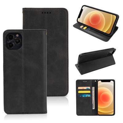 China Strong Magnetic Leather Classic TPU+PU Leather Case For iPhone 11 Series, Protective Phone Cover For iPhone 11 Max Pro for sale