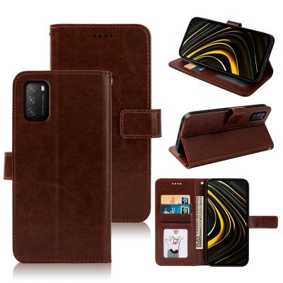 China Anti-fall Wallet Leather Case Strong Magnetic Magnet Phone Flip Cover For Xiaomi 11T 11 Pro MI 10s 10 Pro QC 10T Lite POCO M3 F1 F2 Mix 4 for sale